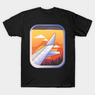 Aeroplane window view T-Shirt